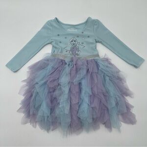 Disney Frozen II Blue and Purple Tulle Dress